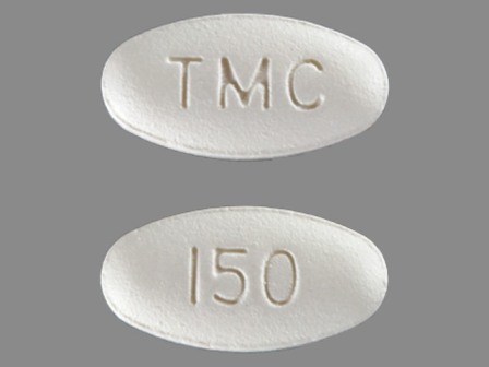 150 TMC: (59676-564) Prezista 150 mg Oral Tablet by Janssen Products Lp
