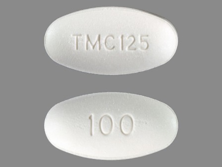 TMC125 100: (59676-570) Intelence 100 mg Oral Tablet by Remedyrepack Inc.