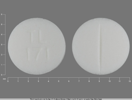 TL 171: (59746-171) Prednisone 1 mg Oral Tablet by Jubilant Cadista Pharmaceuticals, Inc.