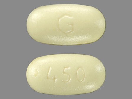 G 450: (59762-0450) Colestipol 1 Gm Oral Tablet by Greenstone LLC