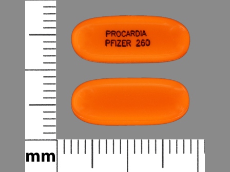 PROCARDIA PFIZER 260: (59762-1004) Nifedipine 10 mg Oral Capsule by Greenstone LLC