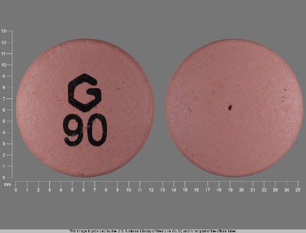 G 90: (59762-6692) Nifedipine 90 mg Oral Tablet, Film Coated, Extended Release by A-s Medication Solutions