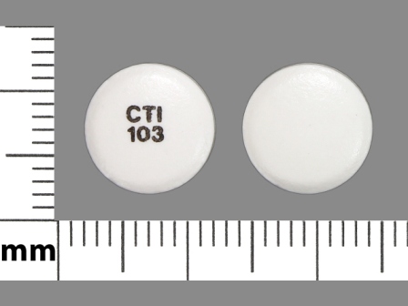 CTI 103 : (60429-058) Diclofenac Sodium 75 mg Oral Tablet, Delayed Release by Golden State Medical Supply, Inc.