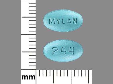 MYLAN 244: (60429-197) Verapamil Hydrochloride 120 mg Oral Tablet, Film Coated, Extended Release by Golden State Medical Supply, Inc
