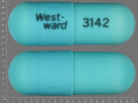 West ward 3142: (60429-263) Doxycycline Hyclate 100 mg Oral Capsule, Gelatin Coated by Unit Dose Services
