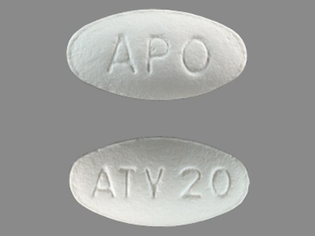 APO ATV20: (60429-324) Atorvastatin (As Atorvastatin Calcium) 20 mg Oral Tablet by Golden State Medical Supply, Inc.