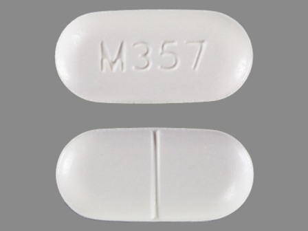M357: (60429-509) Apap 500 mg / Hydrocodone Bitartrate 5 mg Oral Tablet by Golden State Medical Supply, Inc.