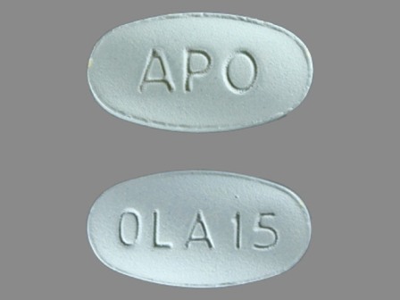 APO OLA 15: (60429-624) Olanzapine 15 mg Oral Tablet, Film Coated by Clinical Solutions Wholesale, LLC