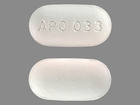 APO 033: (60429-703) Pentoxifylline 400 mg Extended Release Tablet by Golden State Medical Supply, Inc.