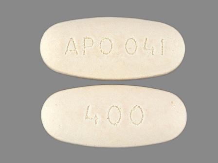 APO 041 400: (60505-0041) Etodolac 400 mg Oral Tablet, Film Coated by Nucare Pharmaceuticals, Inc.