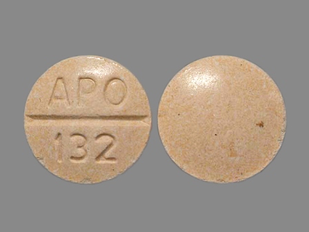 APO 132: (60505-0132) Carbidopa 50 mg / L-dopa 200 mg Extended Release Tablet by Apotex Corp.