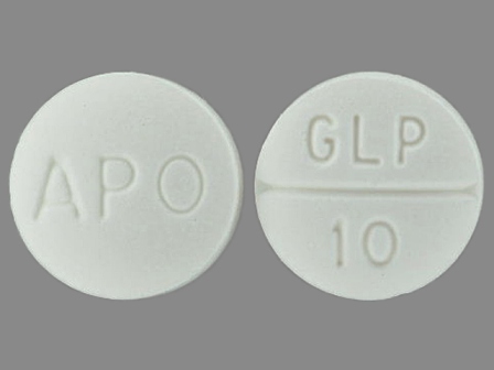 APO GLP 10: (60505-0142) Glipizide 10 mg Oral Tablet by Remedyrepack Inc.