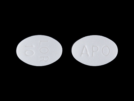 LOR 10 APO: (60505-0147) Loratadine 10 mg Oral Tablet by Avpak