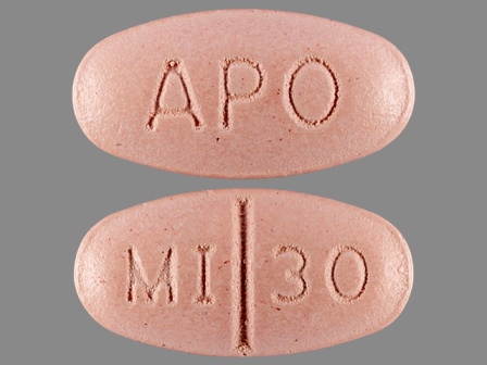 APO MI 30: (60505-0248) Mirtazapine 30 mg Oral Tablet, Film Coated by Lake Erie Medical Dba Quality Care Products LLC