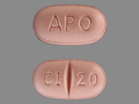 APO CI 20: (60505-2519) Citalopram 20 mg (As Citalopram Hydrobromide 24.99 mg) Oral Tablet by Apotex Corp.