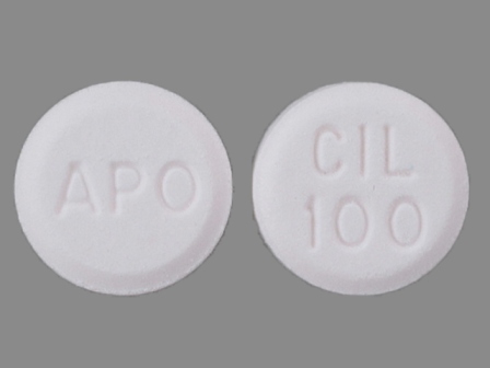 APO CIL 100: (60505-2522) Cilostazol 100 mg Oral Tablet by Apotex Corp.