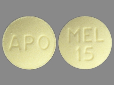 APO MEL 15: (60505-2554) Meloxicam 15 mg Oral Tablet by Apotex Corp.