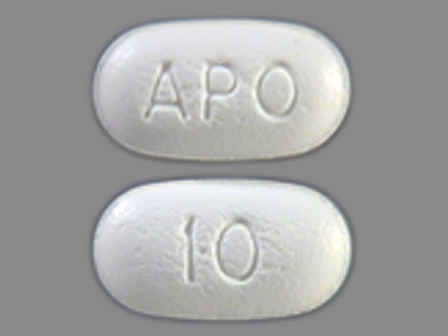 APO 10: (60505-2605) Zolpidem Tartrate 10 mg Oral Tablet by Physicians Total Care, Inc.
