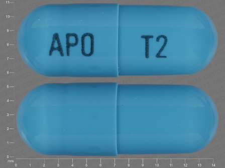 APO T2: (60505-2648) Tizanidine 2 mg (As Tizanidine Hydrochloride 2.288 mg) Oral Capsule by Apotex Corp.