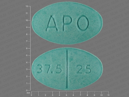 37 5 25 APO: (60505-2656) Triamterene and Hydrochlorothiazide Oral Tablet by Avkare, Inc.