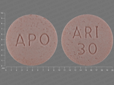 ARI 30 APO: (60505-2677) Aripiprazole 30 mg Oral Tablet by Aphena Pharma Solutions - Tennessee, LLC