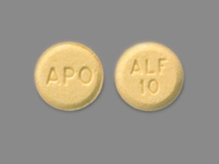 APO ALF 10: (60505-2850) Alfuzosin Hydrochloride 10 mg 24 Hr Extended Release Tablet by Apotex Corp.