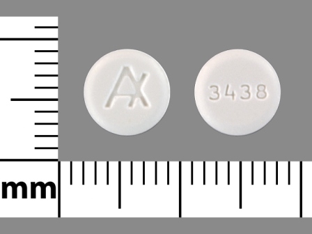 A 3438: (60505-3438) Selegiline Hydrochloride 5 mg Oral Tablet by Apotex Corp.