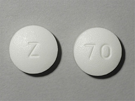 70 Z: (60687-155) Metformin Hydrochloride 500 mg Oral Tablet, Film Coated by Zydus Pharmaceuticals (Usa) Inc.
