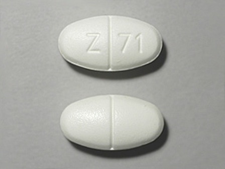 Z 71: (60687-162) Metformin Hydrochloride 1000 mg Oral Tablet, Film Coated by Nucare Pharmaceuticals, Inc.