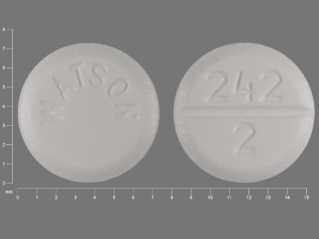 242 2 WATSON: (60687-367) Lorazepam 2 mg Oral Tablet by American Health Packaging