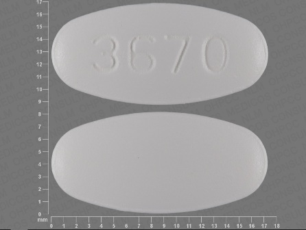 3670: (60687-374) Nabumetone 500 mg Oral Tablet, Film Coated by American Health Packaging