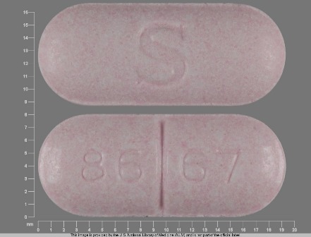 8667 S: (60793-136) Skelaxin 800 mg Oral Tablet by Rebel Distributors Corp