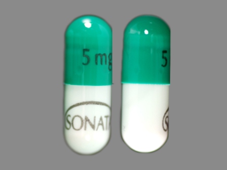 5 mg SONATA: (60793-145) Sonata 5 mg Oral Capsule by Pfizer Laboratories Div Pfizer Inc