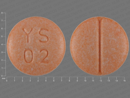 YS 02: (61442-322) Clonidine Hydrochloride .2 mg Oral Tablet by Remedyrepack Inc.