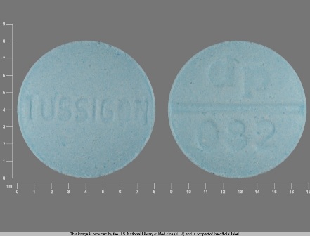 DP 082 Tussigon: (61570-081) Tussigon (Homatropine Methylbromide 1.5 mg / Hydrocodone Bitartrate 5 mg) Oral Tablet by Monarch Pharmaceuticals, Inc.