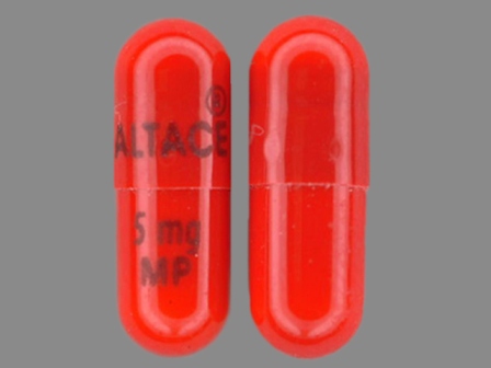 Altace 5 mg MP: (61570-112) Altace 5 mg Oral Capsule by Pfizer Laboratories Div Pfizer Inc