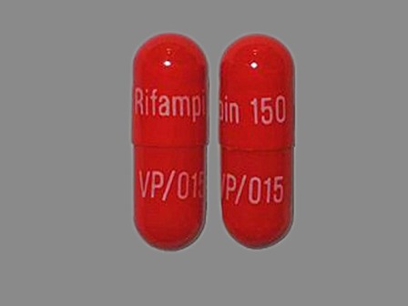 Rifampin 150 VP 015: (61748-015) Rifampin 150 mg Oral Capsule by Versapharm Incorporated