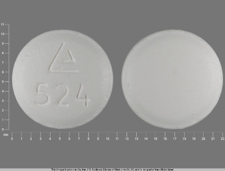 524: (62037-524) Hydrocodone Bitartrate 7.5 mg / Ibuprofen 200 mg Oral Tablet by Physicians Total Care, Inc.