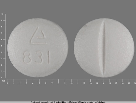 831: (62037-831) Metoprolol Succinate 50 mg 24 Hr Extended Release Tablet by Watson Pharma, Inc.
