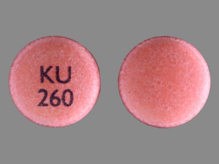 KU 260: (62175-260) Nifedipine 30 mg 24 Hr Extended Release Tablet by Kremers Urban Pharmaceuticals Inc.