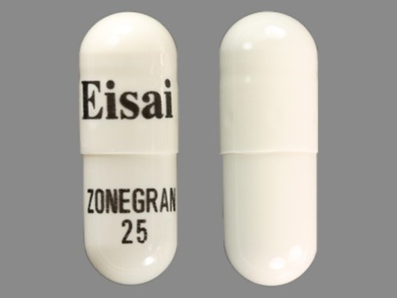 Eisai ZONEGRAN 25: (62856-681) Zonegran 25 mg Oral Capsule by Eisai Inc.