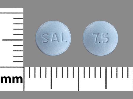 SAL 7 5: (62856-775) Salagen 7.5 mg Oral Tablet by Eisai Inc.