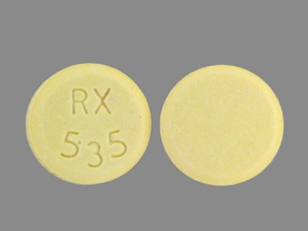 RX535: (63304-535) Lisinopril 40 mg Oral Tablet by Ranbaxy Pharmaceuticals Inc.