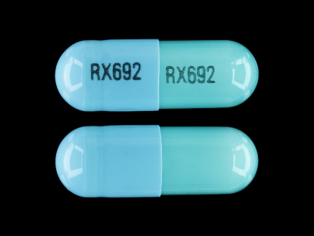 RX692: (63304-692) Clindamycin (As Clindamycin Hydrochloride) 150 mg Oral Capsule by Ranbaxy Pharmaceuticals Inc.