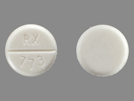 RX 773: (63304-773) Lorazepam 1 mg Oral Tablet by Preferred Pharmaceuticals, Inc