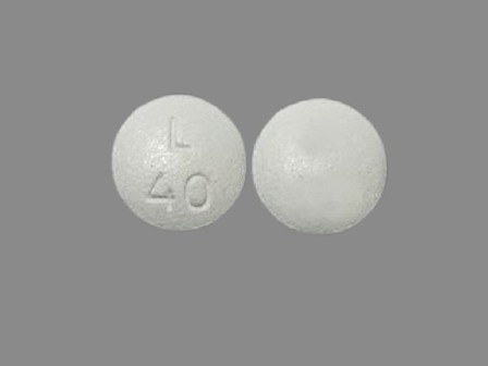 L 40: (63402-304) Latuda 40 mg Oral Tablet by Bushu Pharmaceutical, Ltd.