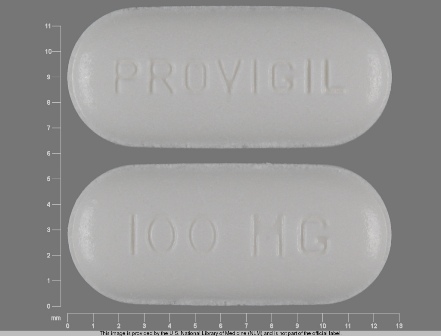 PROVIGIL 100 MG: (63459-101) Provigil 100 mg Oral Tablet by Cardinal Health
