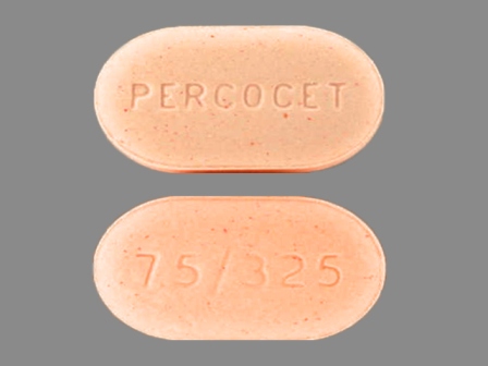 PERCOCET 7 5 325: (63481-628) Percocet 7.5/325 Oral Tablet by Endo Pharmaceuticals
