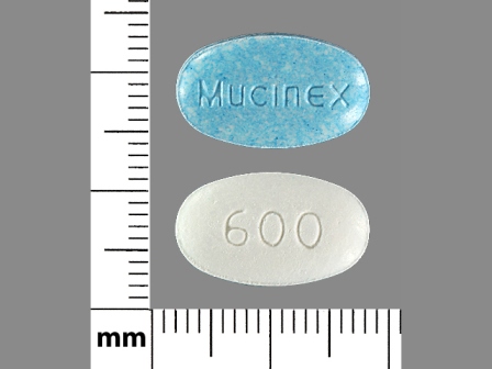 Mucinex 600: (63824-008) Mucinex 600 mg 12 Hr Extended Release Tablet by Cardinal Health