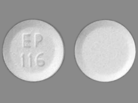 EP 116: (64125-116) Furosemide 20 mg Oral Tablet by Remedyrepack Inc.